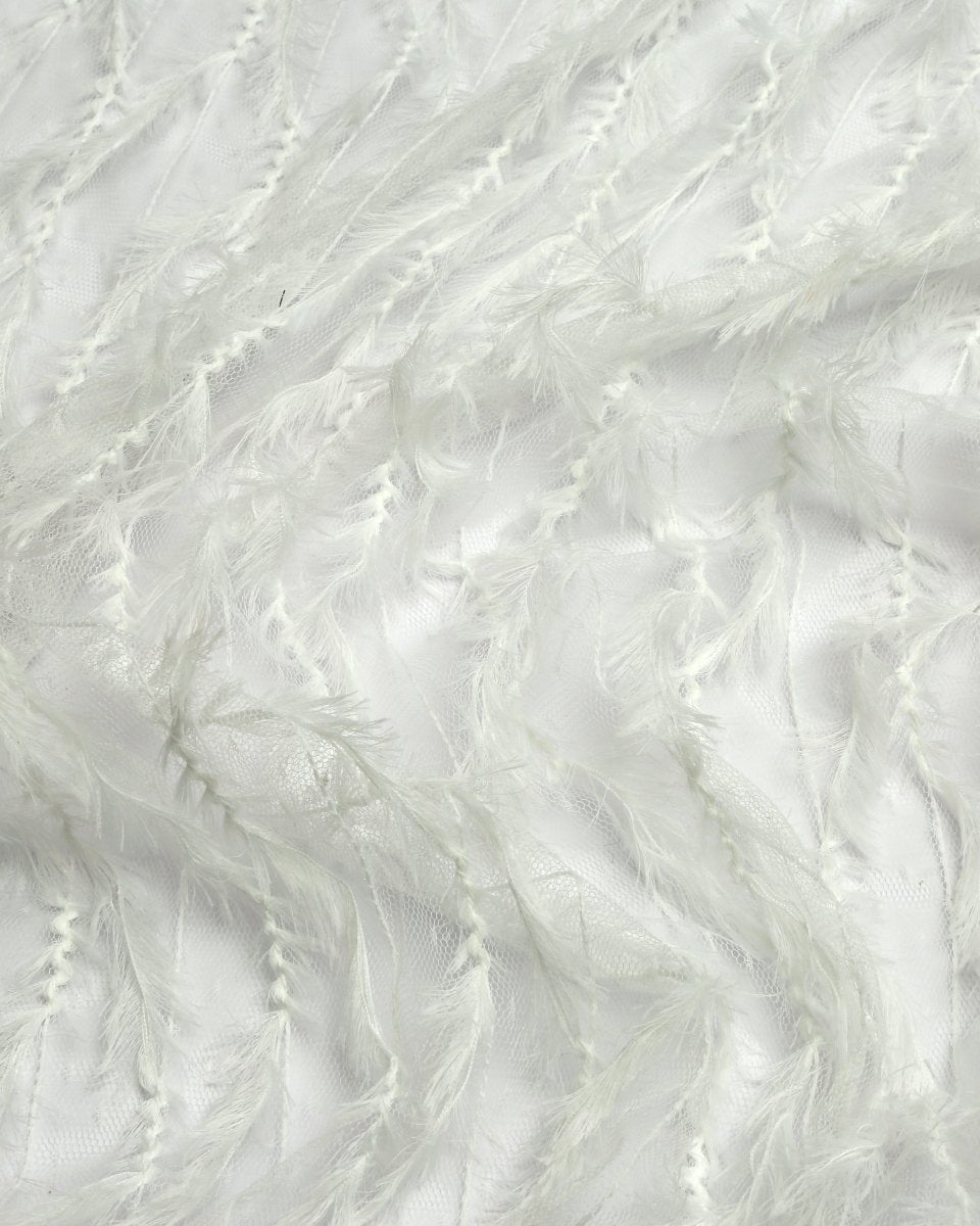 Poly Tulle Polyester Embroidered Fabric - Sharqiya - الشرقية