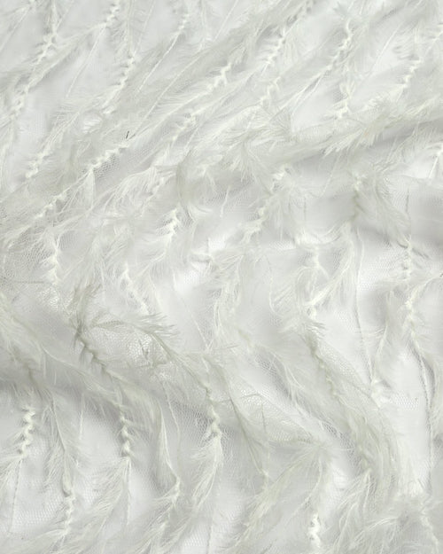 Poly Tulle Polyester Embroidered Fabric - Sharqiya - الشرقية