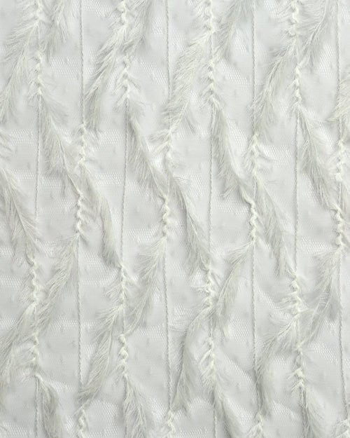 Poly Tulle Polyester Embroidered Fabric - Sharqiya - الشرقية