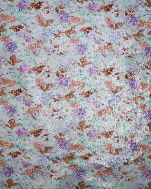 Poly Tulle Polyester Floral Fabric - Sharqiya - الشرقية
