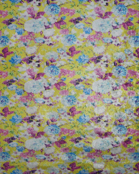 Poly Tulle Polyester Floral Fabric - Sharqiya - الشرقية