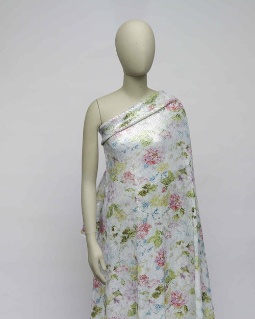 Poly Tulle Polyester Floral Fabric - Sharqiya - الشرقية