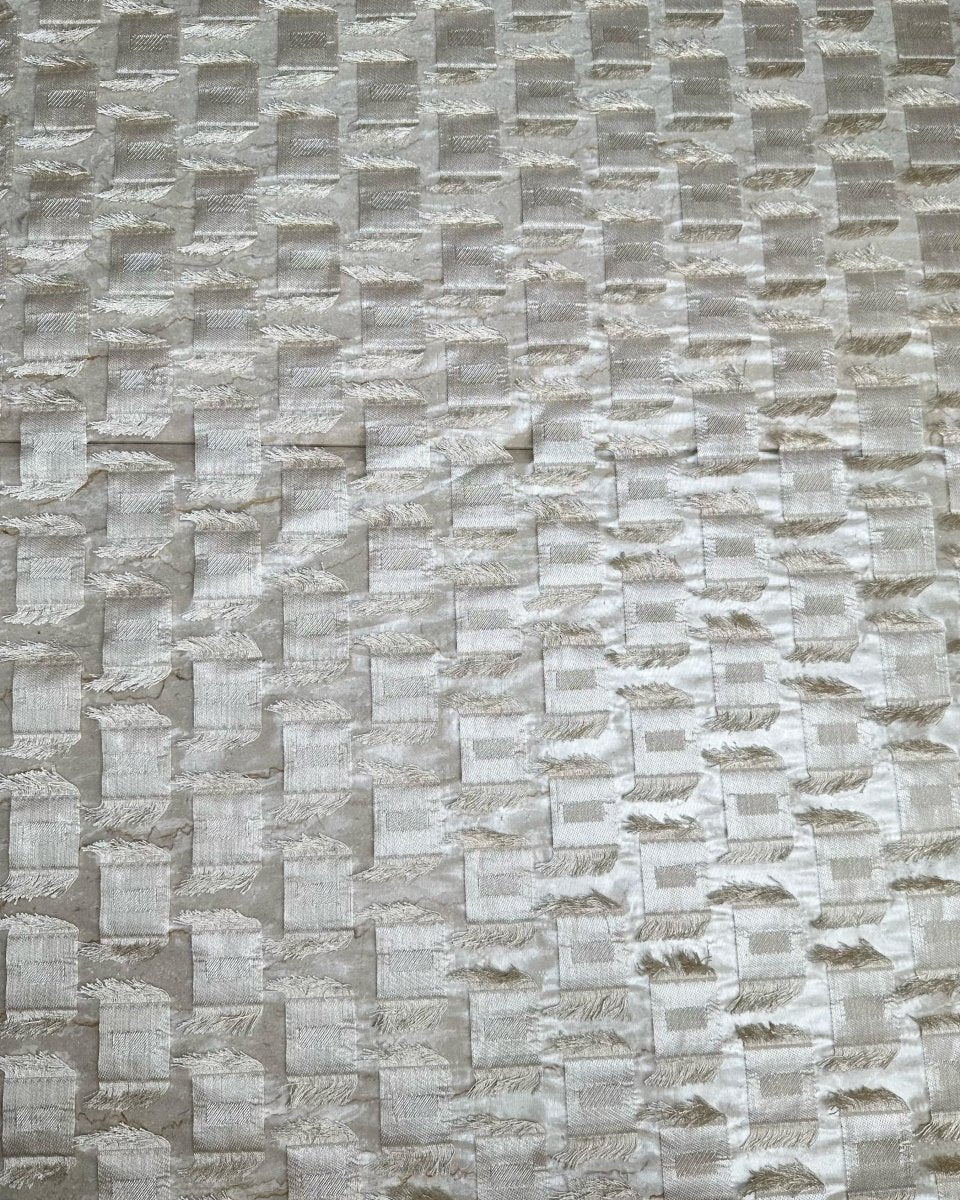 Polyester Jacquard Geometric Fabric - Sharqiya - الشرقية