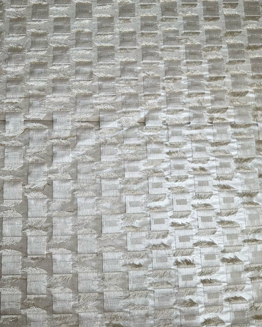 Polyester Jacquard Geometric Fabric - Sharqiya - الشرقية