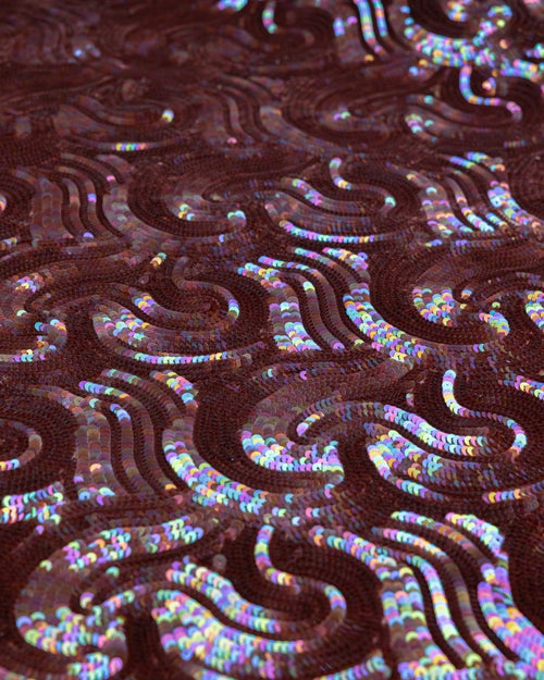 Polyester Tulle Sequence Fabric - Sharqiya - الشرقية