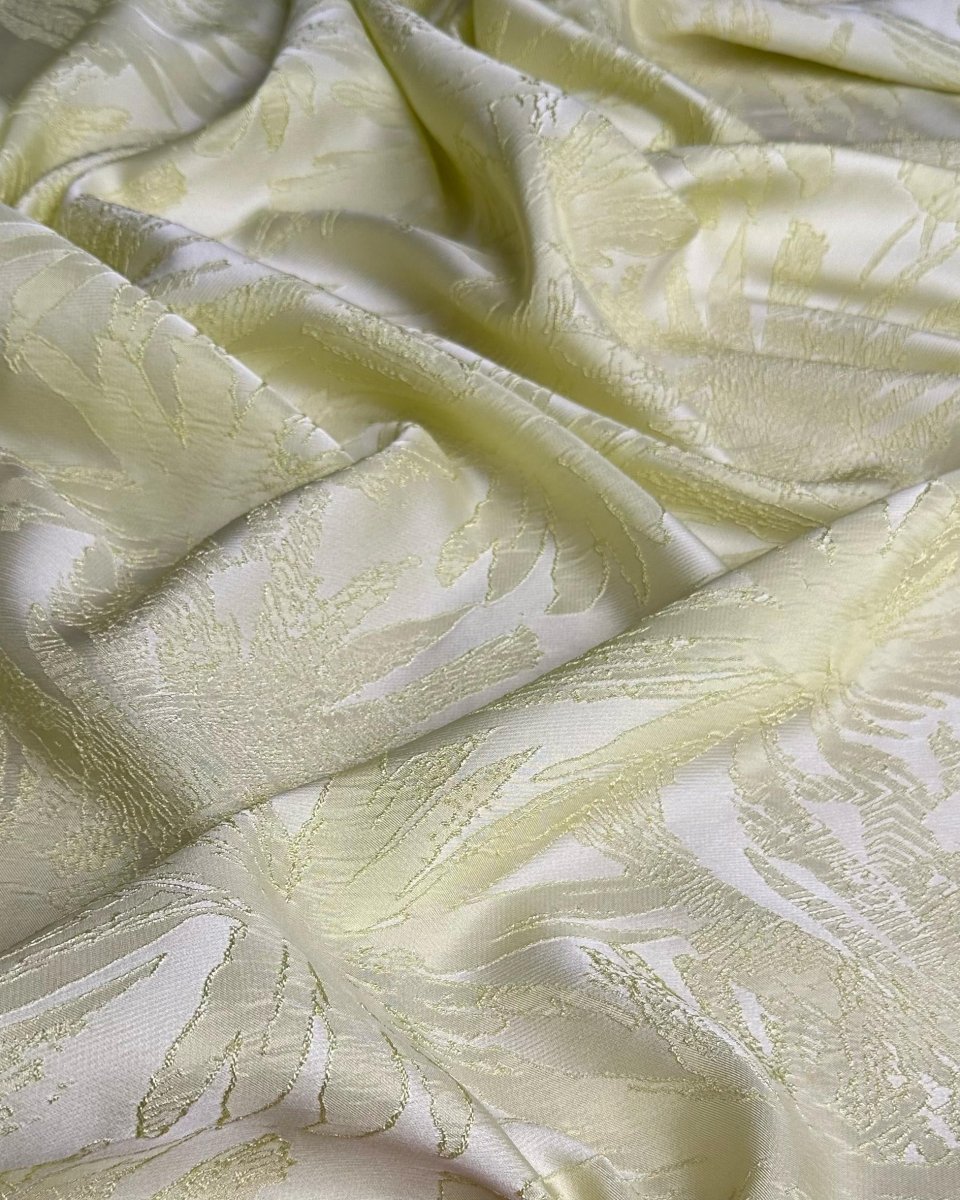 Polyester Viscose Jacquard Floral Fabric - Sharqiya - الشرقية