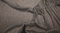 Mousseline plissée avec lurex