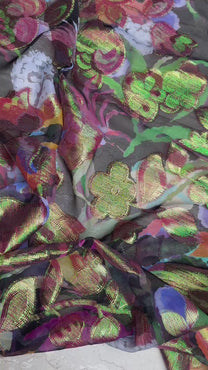 Chiffon Jacquard Pure Silk