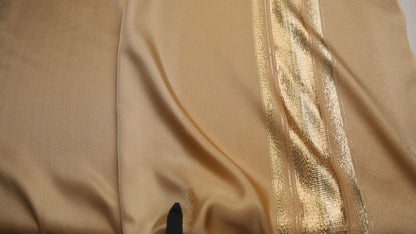 Jacquard Silk With A Golden Thread Border