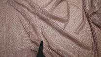 Mousseline plissée avec lurex