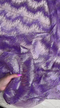 Tulle Embroidery With Sequence