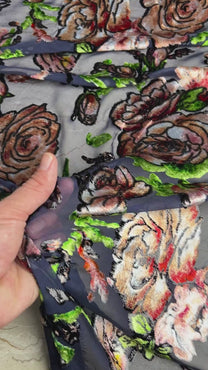 Chiffon Velvet Pure Silk