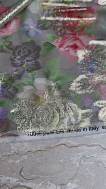 Chiffon Pure Silk Lurex