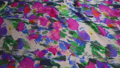 Matte Pure Silk Printed