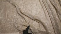 Mousseline plissée avec lurex