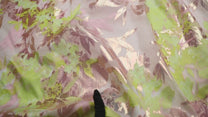 jacquard en organza de soie