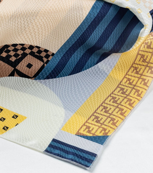 Pure Silk Jacquard Fendi - Sharqiya - الشرقية