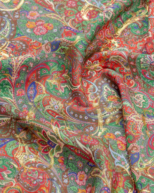 Pure Silk Jacquard Lurex - Sharqiya - الشرقية