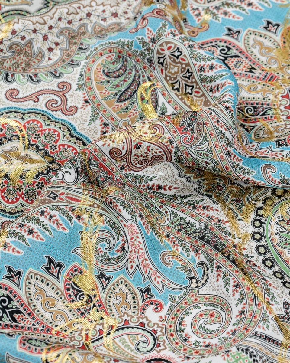 Pure Silk Jacquard Lurex - Sharqiya - الشرقية