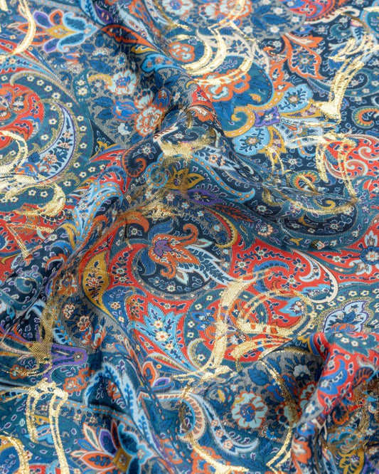 Pure Silk Jacquard Lurex - Sharqiya - الشرقية