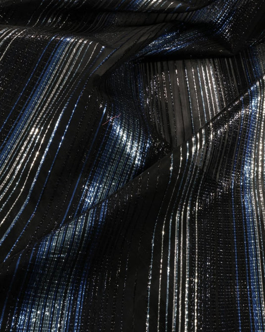 Pure Silk Lurex Fabric - Organza - Sharqiya - الشرقية-5