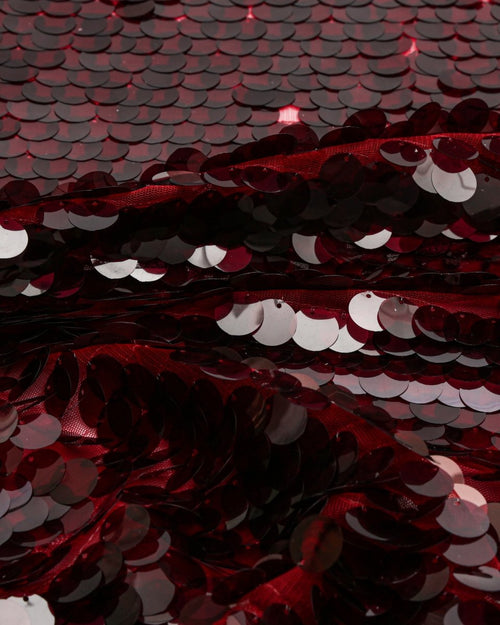 Rounded Polyester Sequin Fabric - Sharqiya - الشرقية
