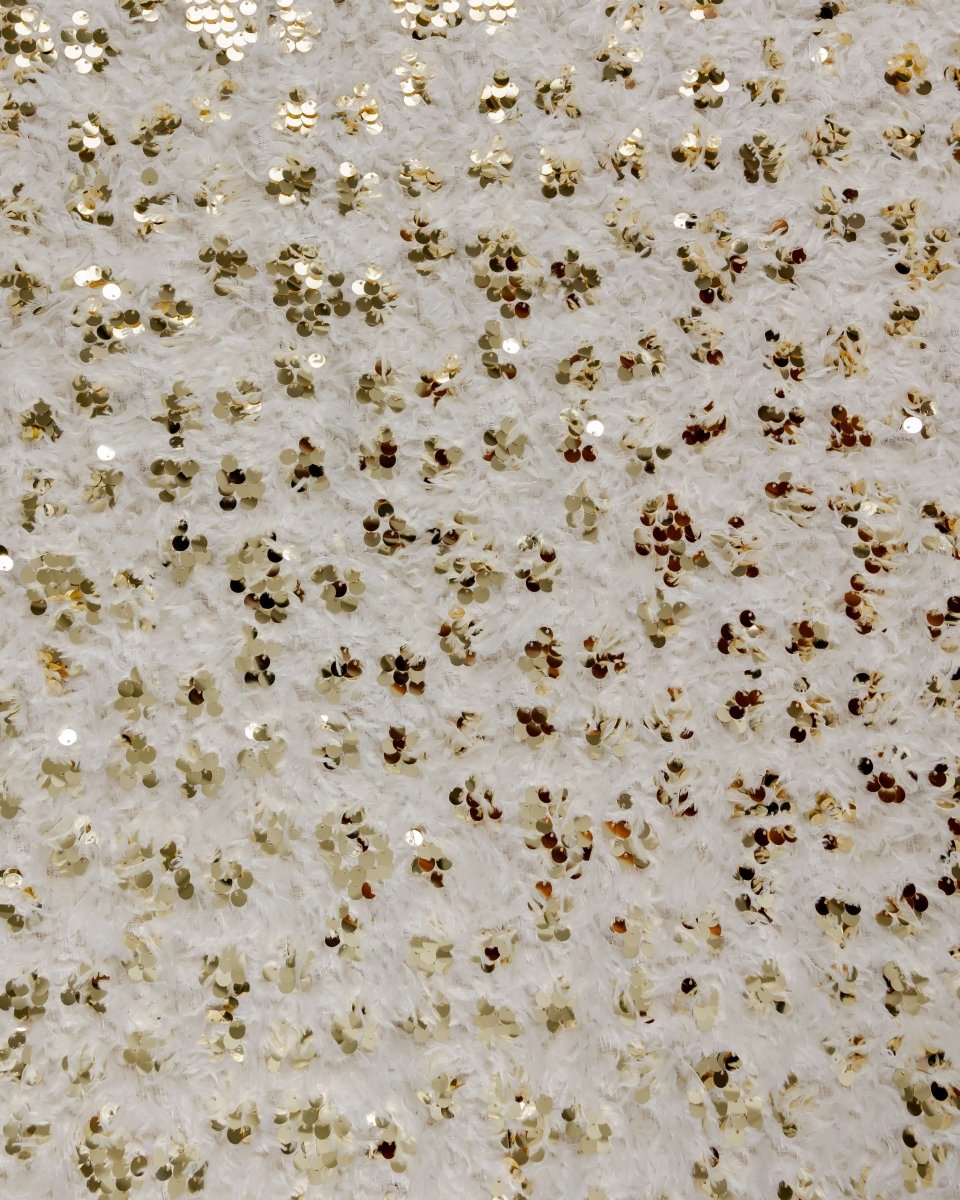 Sequins Polyester Geometric Fabric - Sharqiya - الشرقية