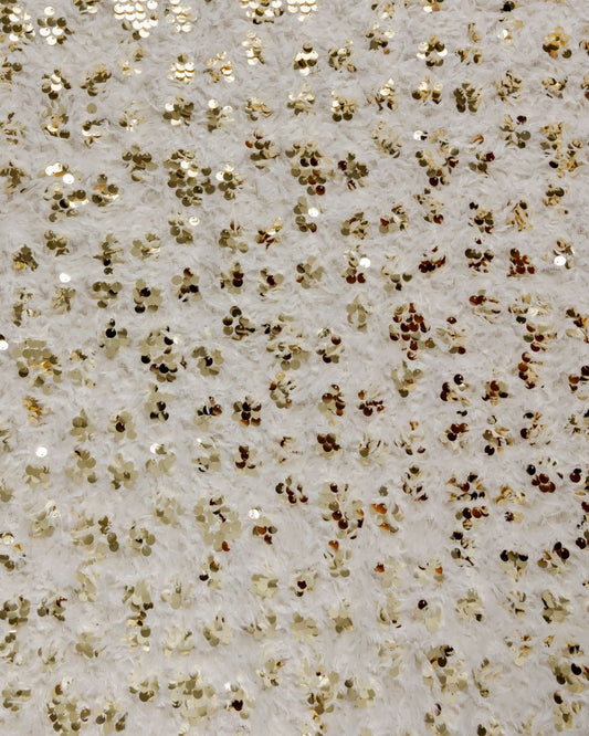 Sequins Polyester Geometric Fabric - Sharqiya - الشرقية