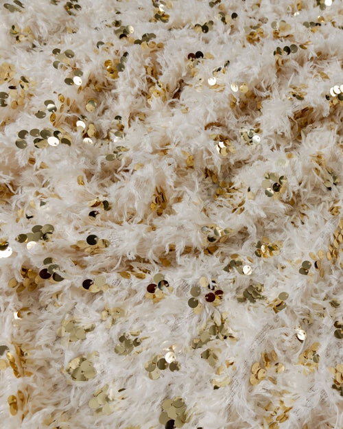 Sequins Polyester Geometric Fabric - Sharqiya - الشرقية