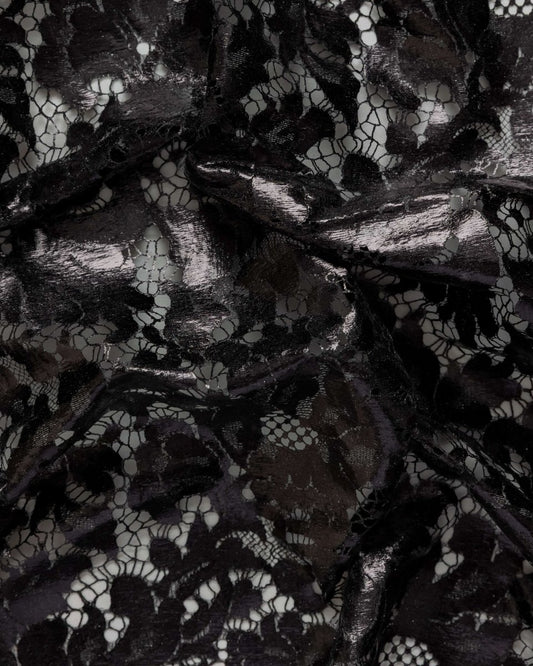 SH Lurex Polyester Floral Fabric - Viscose - Sharqiya - الشرقية