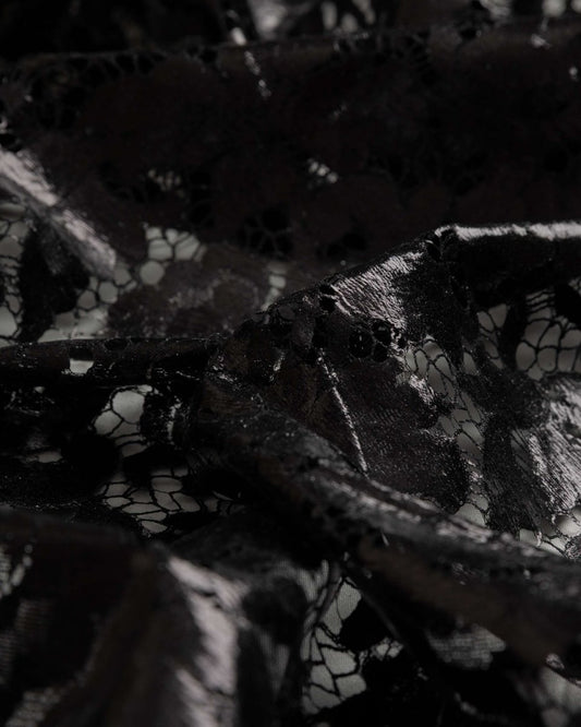 SH Lurex Polyester Floral Fabric - Viscose - Sharqiya - الشرقية