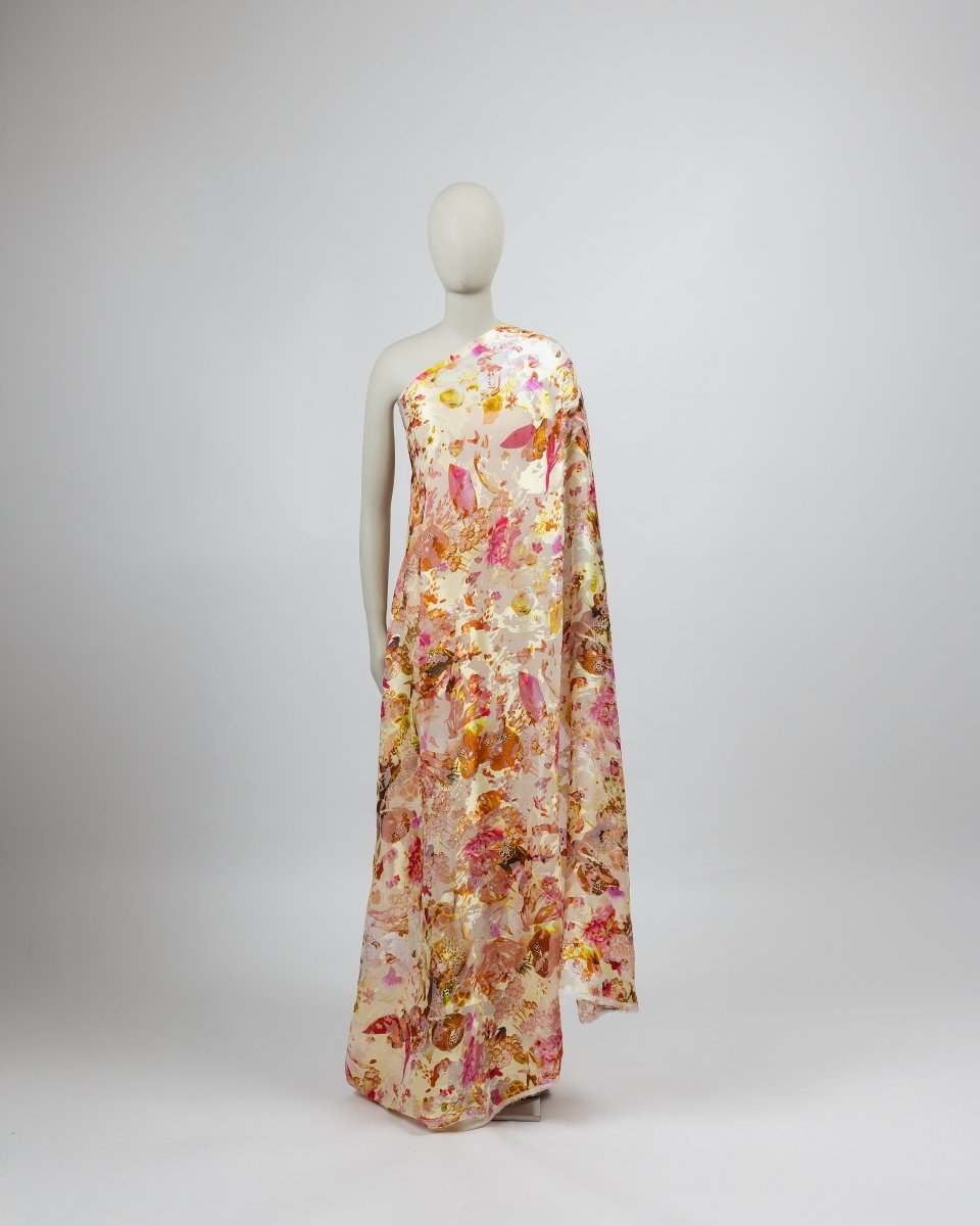 Silk Chiffon Devoré - Sharqiya - الشرقية