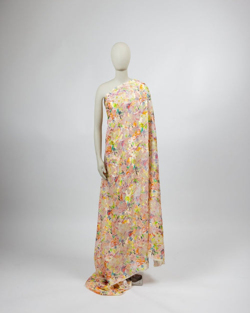 Silk Chiffon Devore - Sharqiya - الشرقية