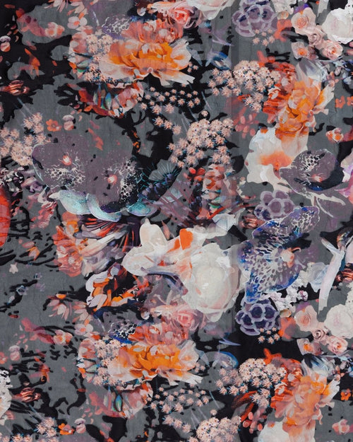 Silk Chiffon Devoré - Sharqiya - الشرقية