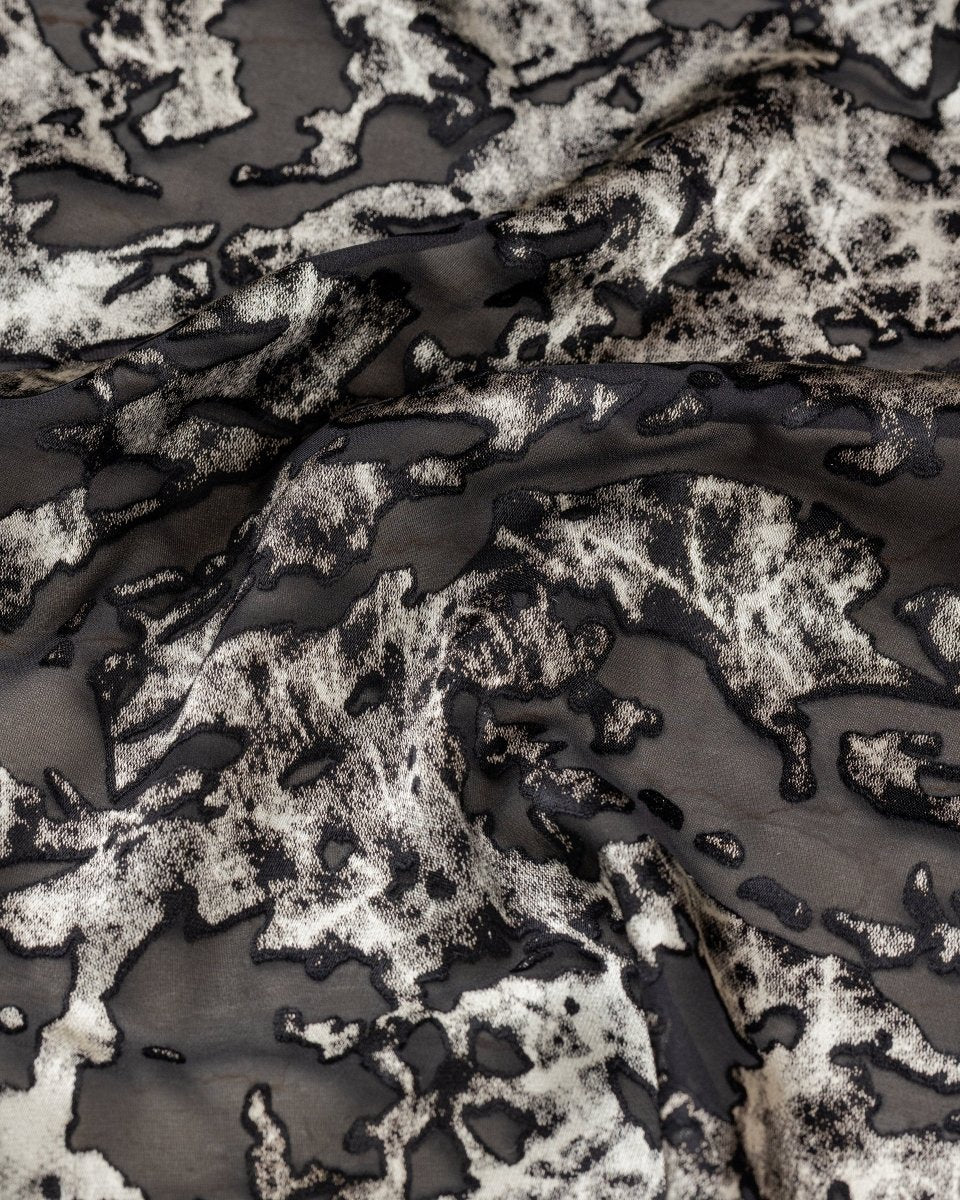 Silk Chiffon Devoré - Sharqiya - الشرقية