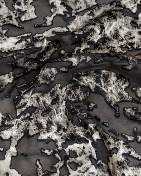 Silk Chiffon Devoré - Sharqiya - الشرقية-5