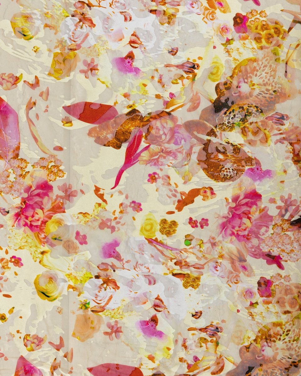 Silk Chiffon Devoré - Sharqiya - الشرقية