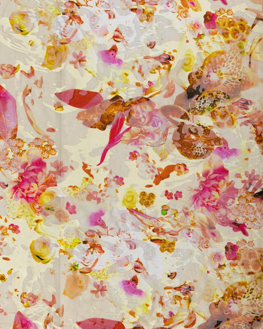 Silk Chiffon Devoré - Sharqiya - الشرقية