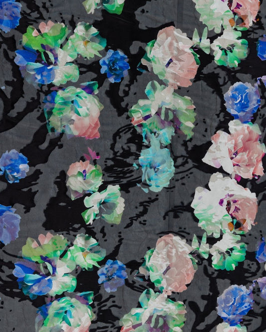 Silk Chiffon Devoré - Sharqiya - الشرقية