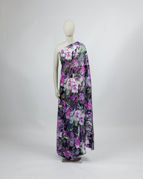 Silk Chiffon Devoré - Sharqiya - الشرقية