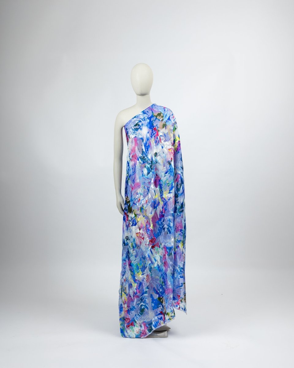 Silk Chiffon Devoré - Sharqiya - الشرقية