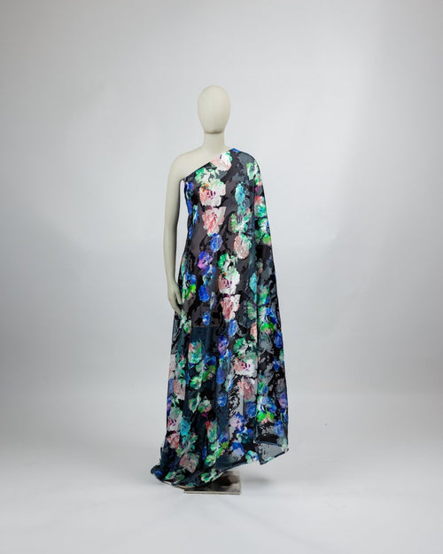 Silk Chiffon Devoré - Sharqiya - الشرقية