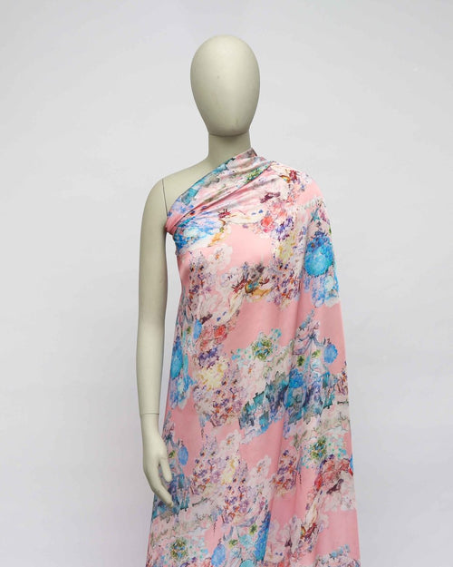 Silk Chiffon Floral Fabric - Sharqiya - الشرقية