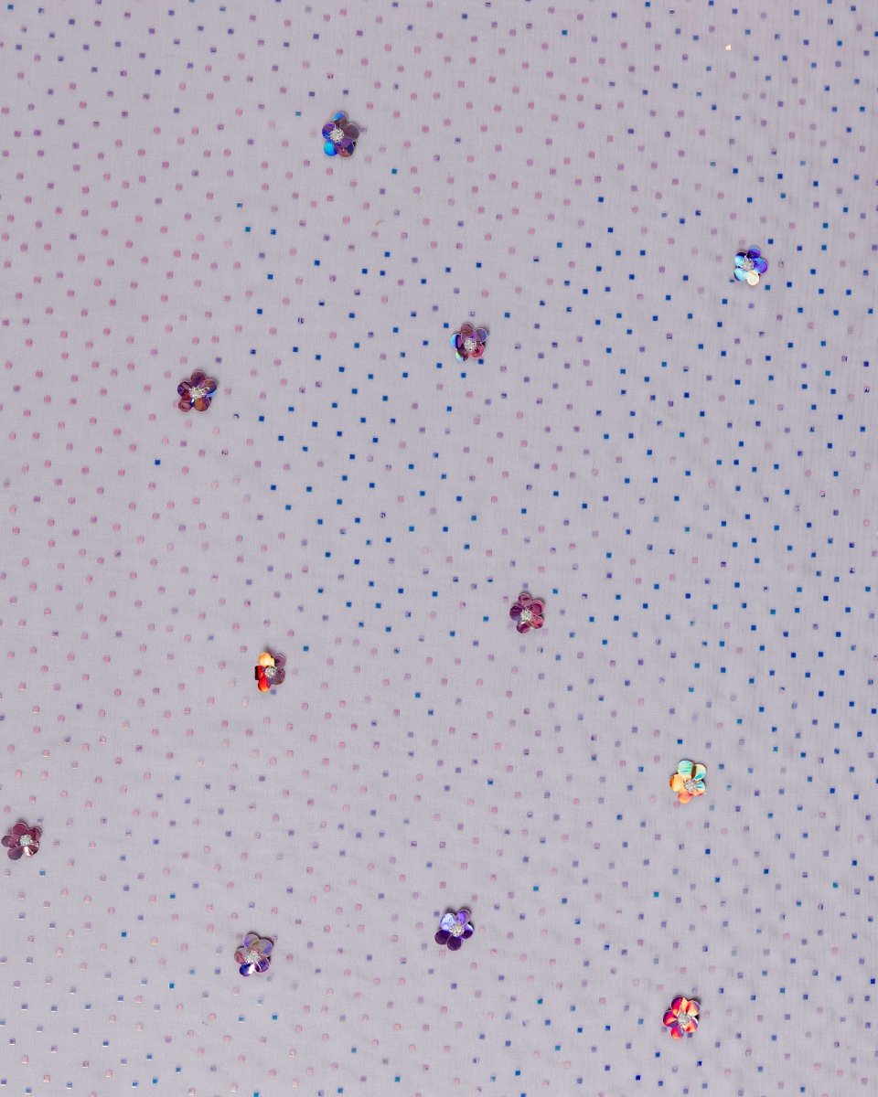 Silk Chiffon Floral Fabric - Sharqiya - الشرقية