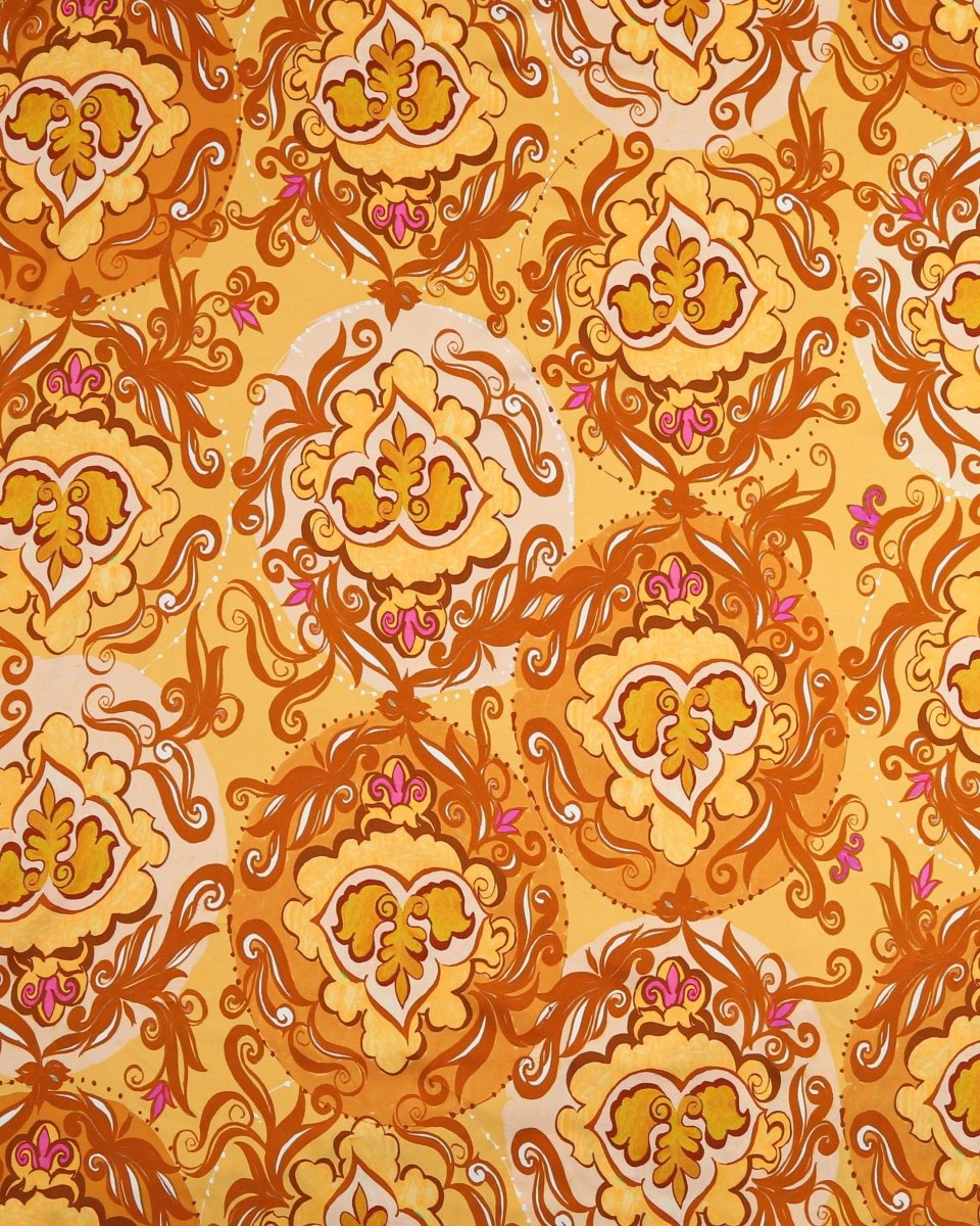 Silk Chiffon Floral Fabric - Viscose - Sharqiya - الشرقية