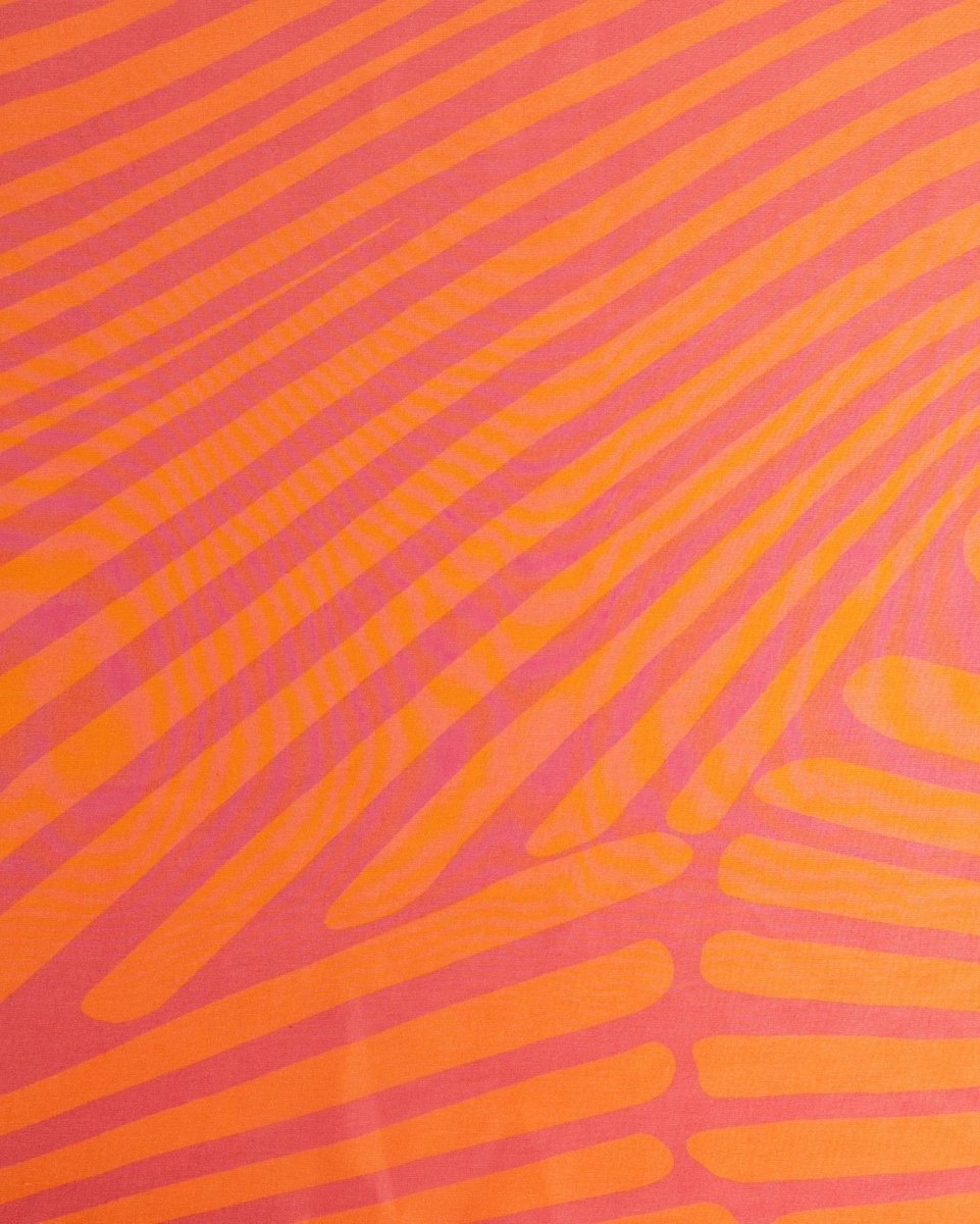 Silk Chiffon Striped Fabric - Pure Silk - Sharqiya - الشرقية