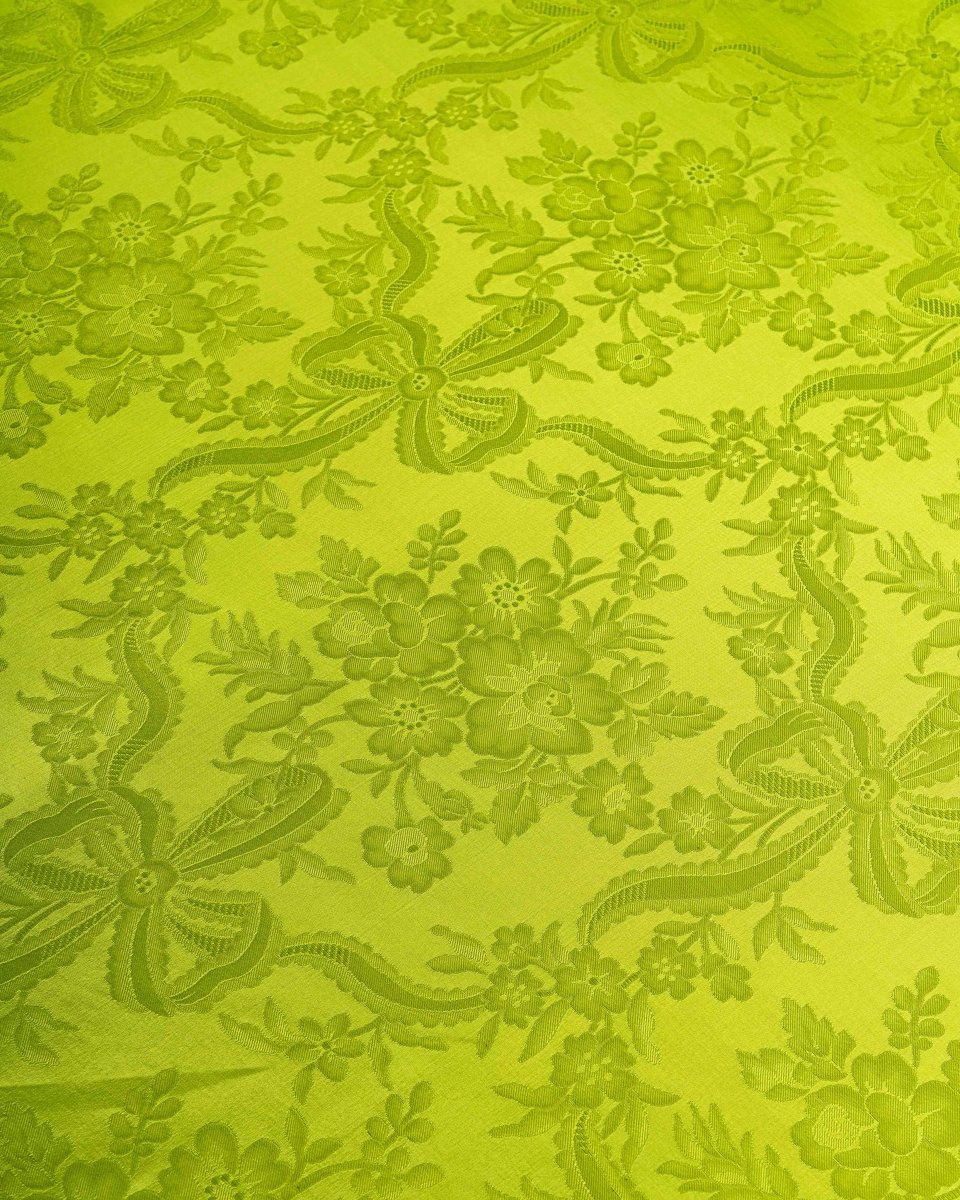 Silk Cotton Floral Fabric - Jacquard - Sharqiya - الشرقية