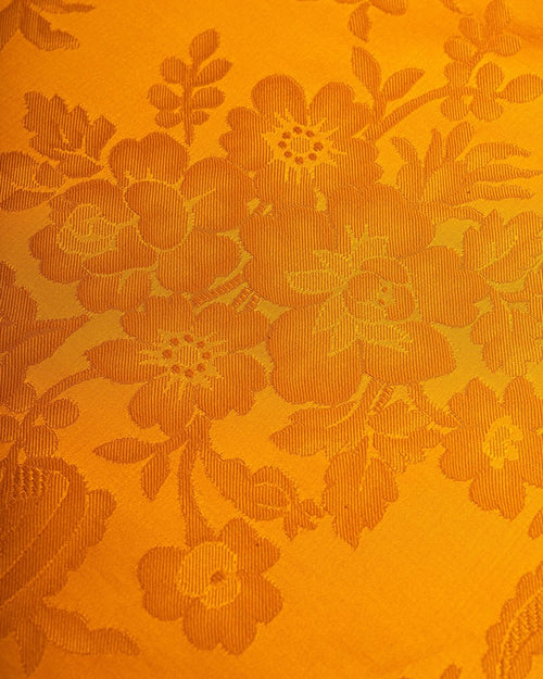 Silk Cotton Floral Fabric - Jacquard - Sharqiya - الشرقية