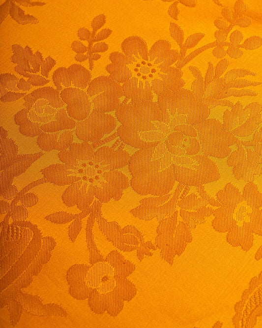 Silk Cotton Floral Fabric - Jacquard - Sharqiya - الشرقية