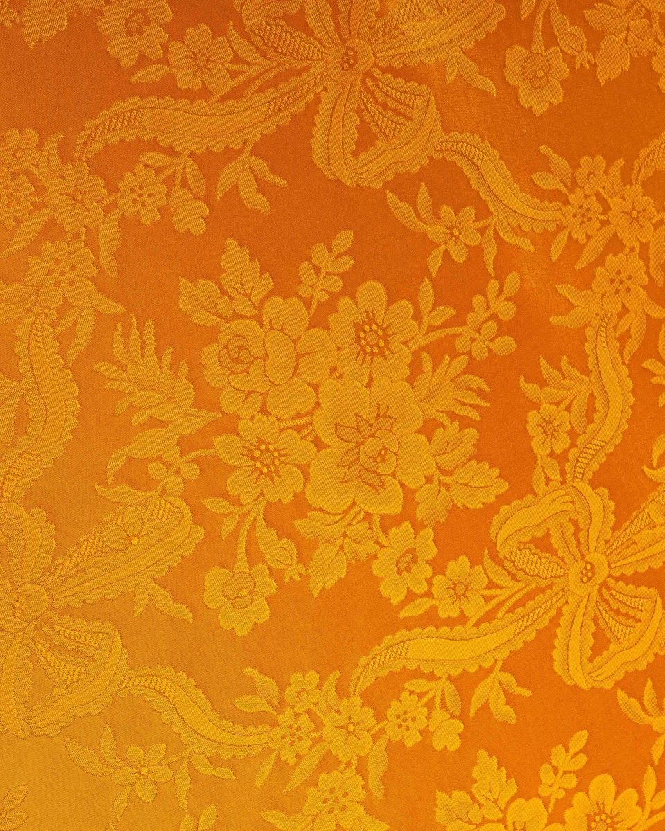Silk Cotton Floral Fabric - Jacquard - Sharqiya - الشرقية